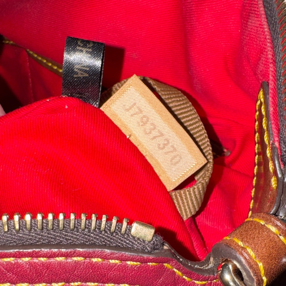 Dooney & Bourke Samba Satchel – Burgundy Leather - Picture 8 of 11